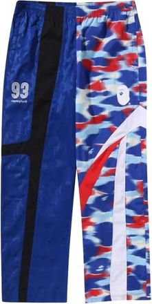 A Bathing Ape Split Relaxed Fit Track Pants Blue 1M30-152-311-BLUE