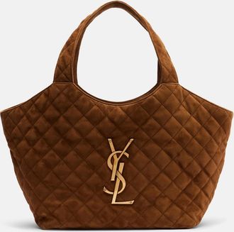 Saint Laurent Borsa Icare Cassandre Medium in suede