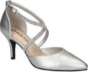 Bella Vita Zabella Pointed Toe Pump in Silver at Nordstrom Rack, Size 11