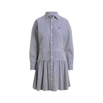 Polo Ralph Lauren Shirt Dresses, female, Blue, Size: 3XS Dresses