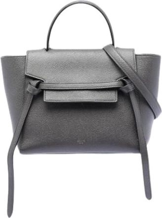 Celine Pre-owned Handbags, female, Black, Size: ONE SIZE Pre-owned Vintage Handbag