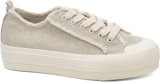 Corkys Footwear Womens Could Care Less Canvas Sneakers In Sand