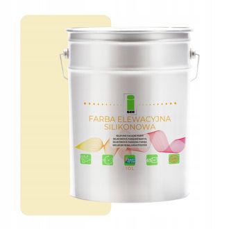 OEM Pintura De Silicona Para Fachadas, Amarillo Claro, Premium, 10 L