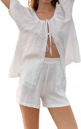Mus & Bombon Wake Short In White