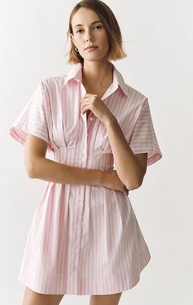 Exquise Tobie Mini Shirt Dress by Exquise