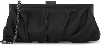 Kazar Avond Clutch - Dames - Clutches - Zwart - ONE Size - Leer - Tassen