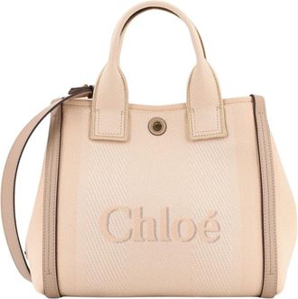Chlo&eacute; Carry Tote Bag - Dames - Handtassen - Roze - ONE Size - Katoen - Tassen