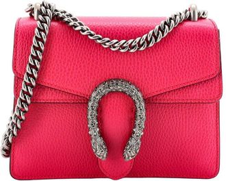 Gucci Pink Leather Dionysus Bag Mini (Authentic Pre-Loved)