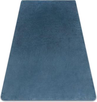 RugsX Rugsx - Modern washing carpet posh shaggy, plush, thick anti-slip blue blue 120x160 cm