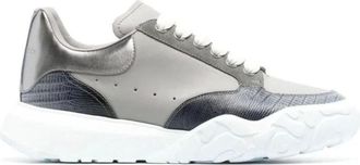 Alexander McQueen Alexander McQueen, Sneakers, male, Gray, Size: 12 US Oversized Sneaker