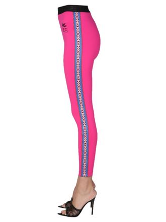 Etro Logo-Waist Leggings - Pink