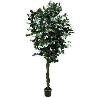 Leaf Large Artificial Olive Tree with 2925 Leaves 180cm Fire Retardant Commercial Use in Green