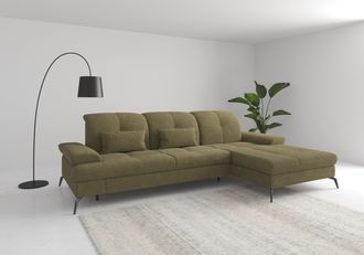 Sit&more Ecksofa »Amica, L-Form, inkl. Sitztiefenverstellung & Armteilverstellung« wahlweise mit Bettfunktion, Bettkasten und Kopfteilverstellung