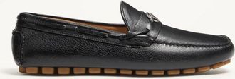 Valentino Garavani Mocassino Driver Fastaway in bufalo Uomo NERO 40.5