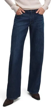 Rag & Bone Cam Full Straight Leg Jeans in Sasha at Nordstrom, Size 30