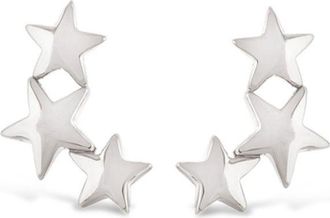 Dinny Hall Bijou Star Trio stud earrings - Silver