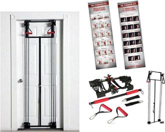 Trade Shop Trade Shop - Palestra Attrezzatura Multifunzione Porta Con Cavi Elastici Per Esercizi Da Casa