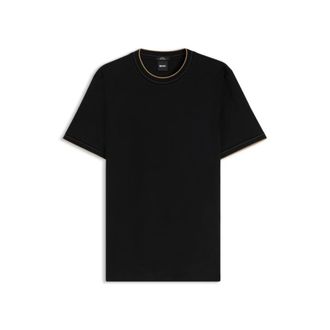 BOSS Slim-fit cotton T-shirt with crew neck