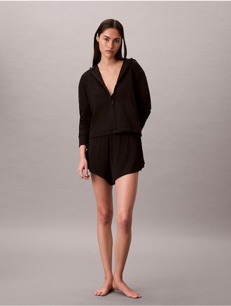 Calvin Klein Womens Ultra Soft Modal Shorts - Black - XL