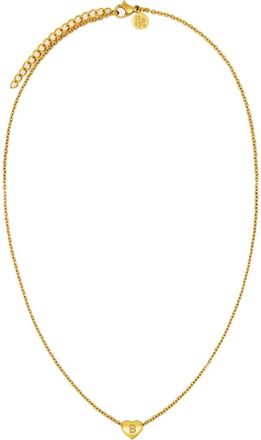 Petit Moments Dainty Heart Initial Pendant Necklace in Gold-B at Nordstrom