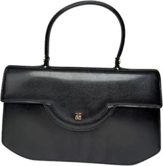 Givenchy Pre-owned Vintage Leather Handbag - Dames - Vintage Handtas - Zwart - ONE Size - Leer - Vintage