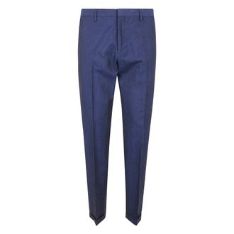 Paul Smith Heren, Broeken, Blauw, Maat: W34 Katoen