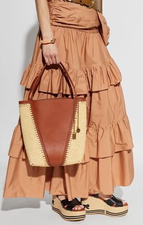 Chlo&eacute; Spin Medium Shopper Bag, Womens, Brown