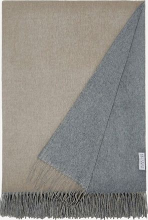 Brunello Cucinelli Silk Plaid with fringes unisex UNI