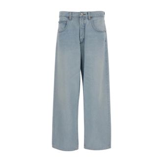 A Gold E Wide Jeans, male, Blue, Size: W31 Wide Jeans