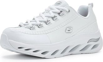 Skechers Skechers Arch Fit Glide-Step Womens Shoes White : 8.5 B - Medium, Leather