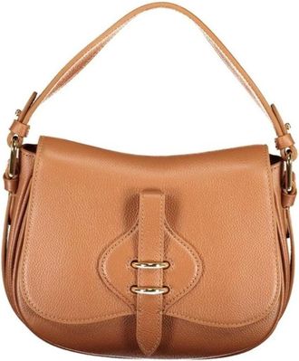Coccinelle Bolso de hombro de piel - Bags - Mujer - Marr&oacute;n - ONE SIZE
