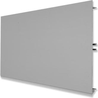 Emuca 2 Perfiles De Z&oacute;calo De Aluminio Noline De 2,35mts. - 100mm