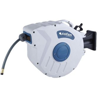cofan Enrollador C/manguera Aire 24bar 15m &Oslash;9,515mm, Enrollador Autom&aacute;tico Con Manguera De Aire. Dise&ntilde;ado Con Un Recogedor Autom&aacute;tico Y Soporte De Polipropi