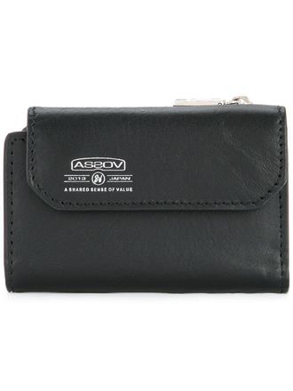 As2ov mobile key case - men - Bullhide Leather - One Size - Black