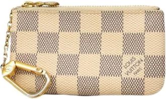 Louis Vuitton Pre-owned Wallets, female, Beige, Size: ONE SIZE Pre-owned Fabric Wallet