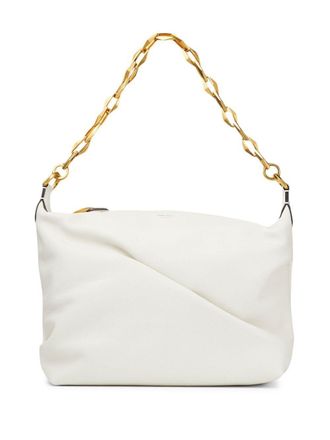 Jimmy Choo London Diamond Soft Hobo schoudertas - Wit