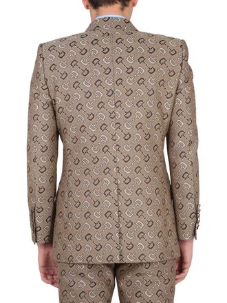 Gucci Maxi Clamp Cotton Jacket - Brown