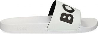 BOSS ARYEH POOL SLIDERS Size: 11, colour: WHITE