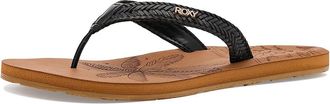 Roxy Lili III Womens Sandals Smooth Black : 10 M, Synthetic