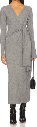 Veronica Beard Salomez Knit Dress In Heather Grey