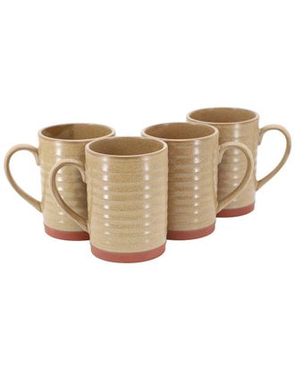 Gibson Home Dnu Gibson Home Terra Bella 4Pc Terracotta Mug Set