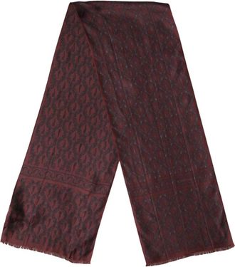 Dolce & Gabbana Zijden Foulard Sjaal met Paisley-print - Heren - Zijden sjaals - Bruin - ONE Size - Accessoires