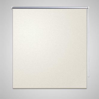 Berkfield Home Roller Blind Blackout 80 x 230 cm Off-White in White