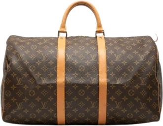 Louis Vuitton Pre-owned Weekend Bags, female, Brown, Size: ONE SIZE Pre-owned Keepall 50