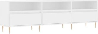 vidaXL TV Cabinet White 150x30x44.5 cm Engineered Wood vidaXL