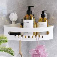 OEM Estante Esquinero Para Ducha Con Ventosas, No Requiere Taladro Y Es Reutilizable. F&aacute;cil De Instalar, Soporta Hasta 10 Kg. Ideal Para Guardar Cosas En 