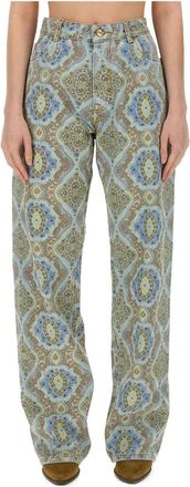 Etro Denim Jeans - Dames - Regular Fit Jeans - Veelkleurig - W27 - Denim - Jeans