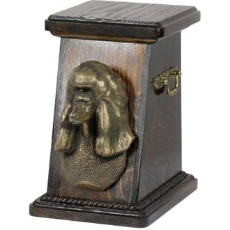 OEM Caniche - Urna Para Cenizas De Perro, Elegante Urna Con Estatuilla, Urna Conmemorativa Con Busto De Perro De Art-dog