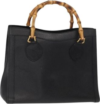 Gucci Pre-owned Handbags, female, Black, Size: ONE SIZE Pre-owned Vintage Hand Bag