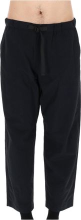 Maison Kitsun&eacute; Neutrals Relaxed Cropped Technical Polyamide Pants